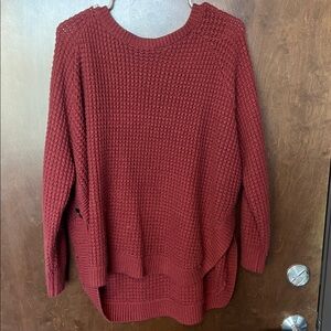 Rockin C Red Knit Sweater